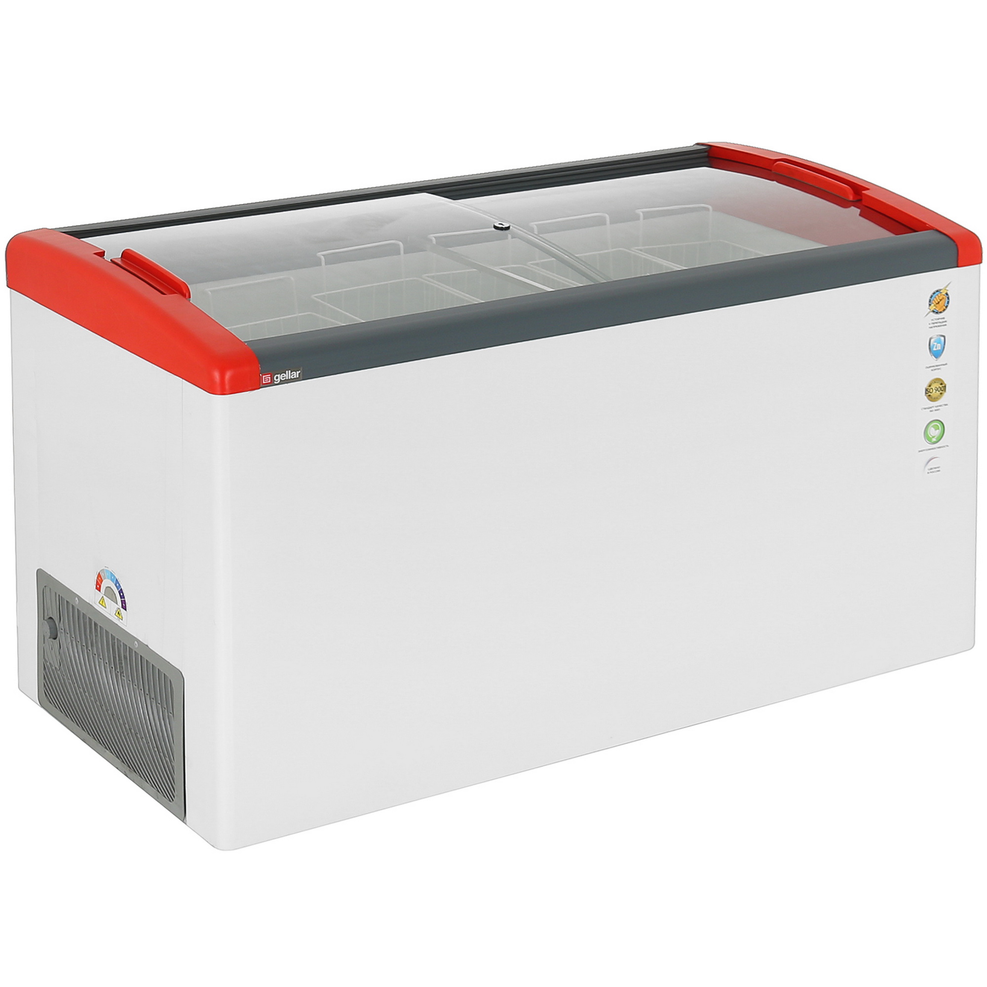 1229613 Морозильный ларь Frostor Gellar FG 575 E белый, красный STDN-0092023 - Вид №7