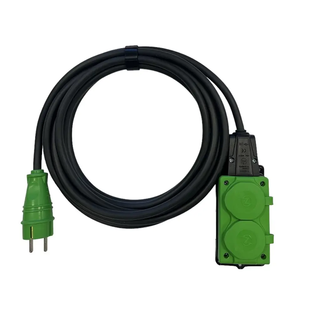 Удлинитель-шнур Itok i-connect-color-SU-PVS-325-2-54-3-green 2 розетки с заземлением 2х2.5 мм 3 м 3500 Вт цвет зеленый