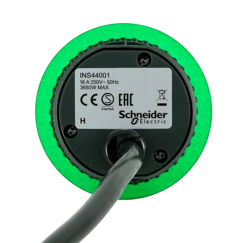 Розетка встраиваемая в столешницу Schneider Unica System 1 розетка с заземлением 2 м 3670 Вт цвет антрацит SYSTEME ELECTRIC STLM-2197015 - Вид №2