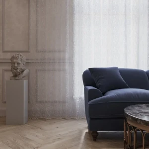 Тюль на ленте Aromo 300x280 см цвет белый