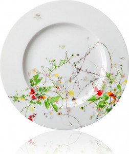 10561816 Rosenthal Тарелка десертная с бортом Rosenthal Дикие цветы 19см, фарфор Фарфор