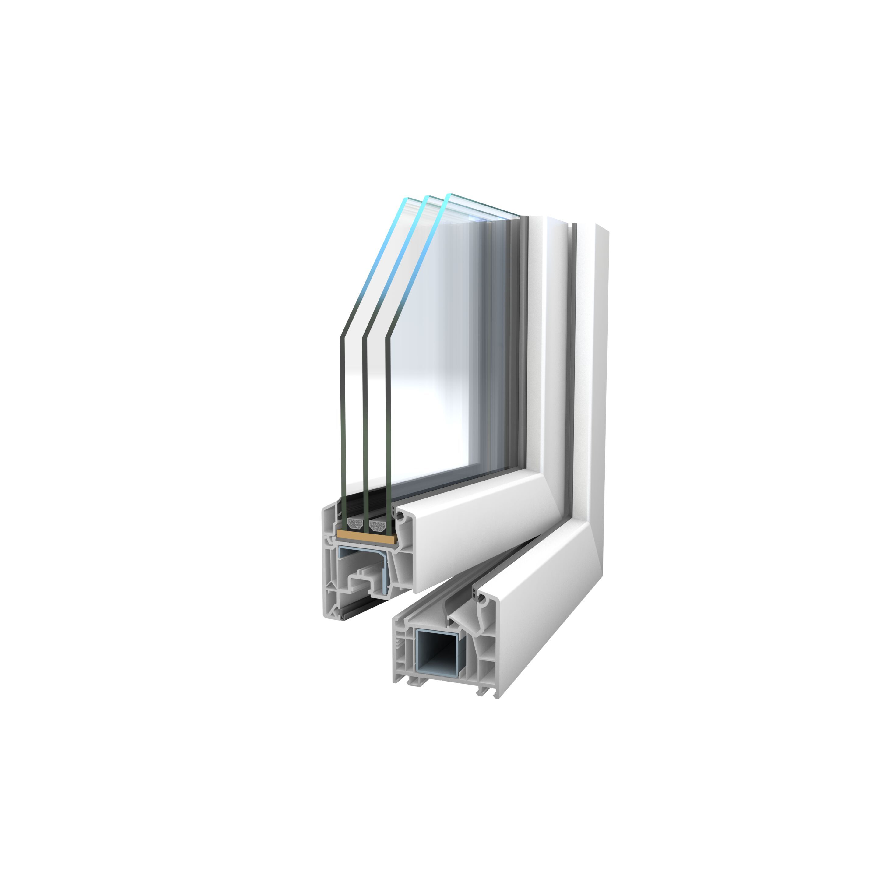 ПВХ створки окна Veka SOFTLINE 76 ARCH-00030650 - Вид №9