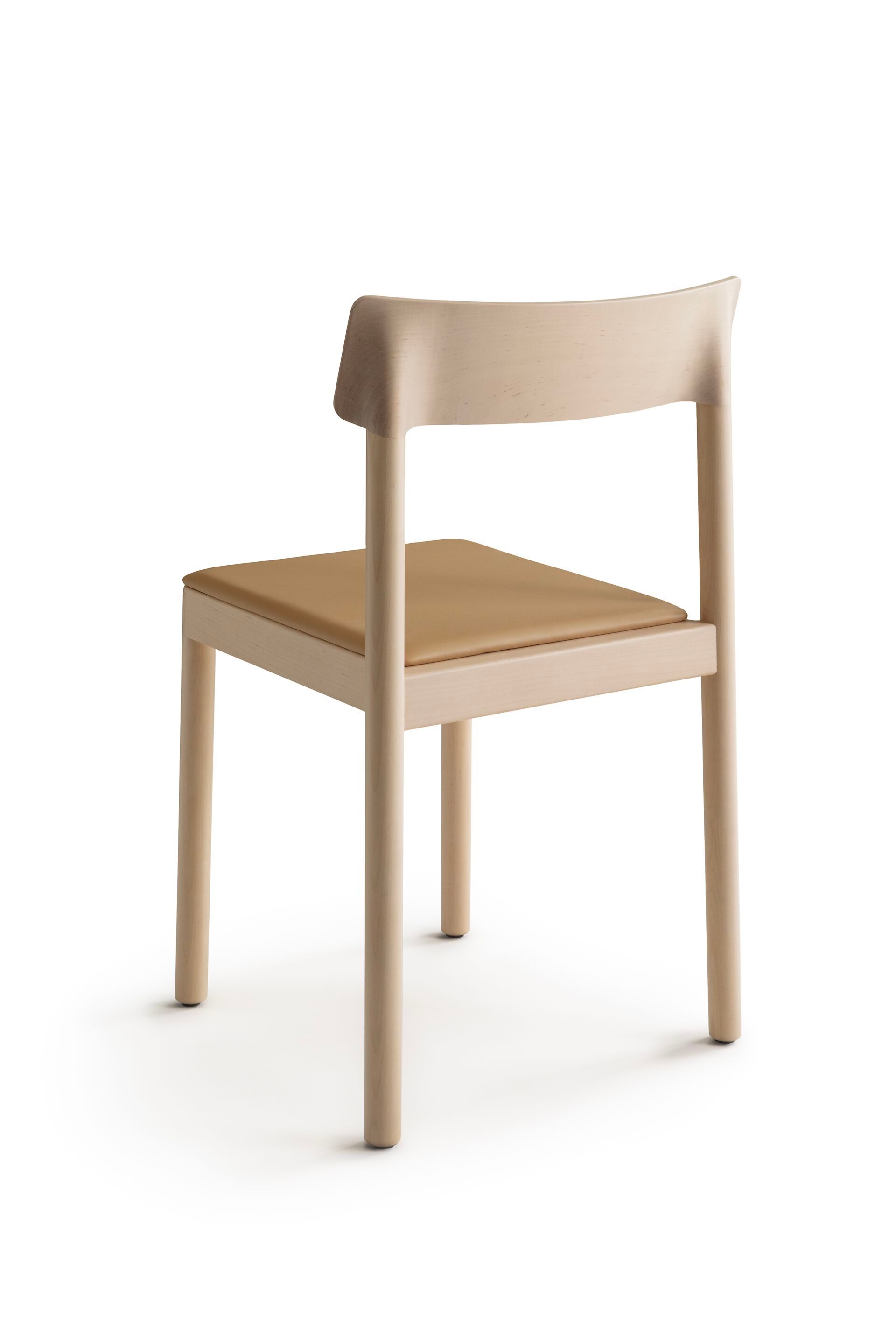 Штабелируемый стул из березы с мягким сиденьем Nikari KUMU ARCH-00056693 - Вид №4
