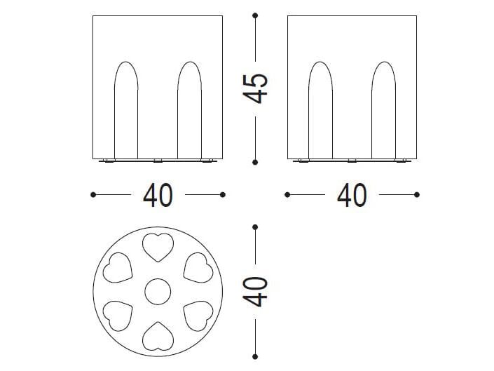 Твердый деревянный низкий стул Riva 1920 SPARACUORI ARCH-00134358 - Вид №1
