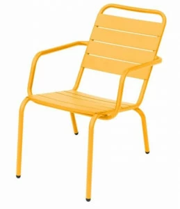 iSimar Штабелируемое садовое кресло из алюминия с подлокотниками Barceloneta 8023