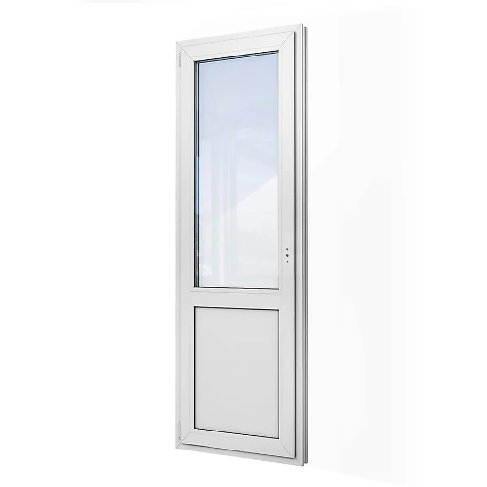 Балконная дверь ПВХ VEKA 2150x670 мм (ВxШ) левая створка поворотная треxкамерный стеклопакет цвет белый (с двух сторон) 86220202 STLM-2041889 