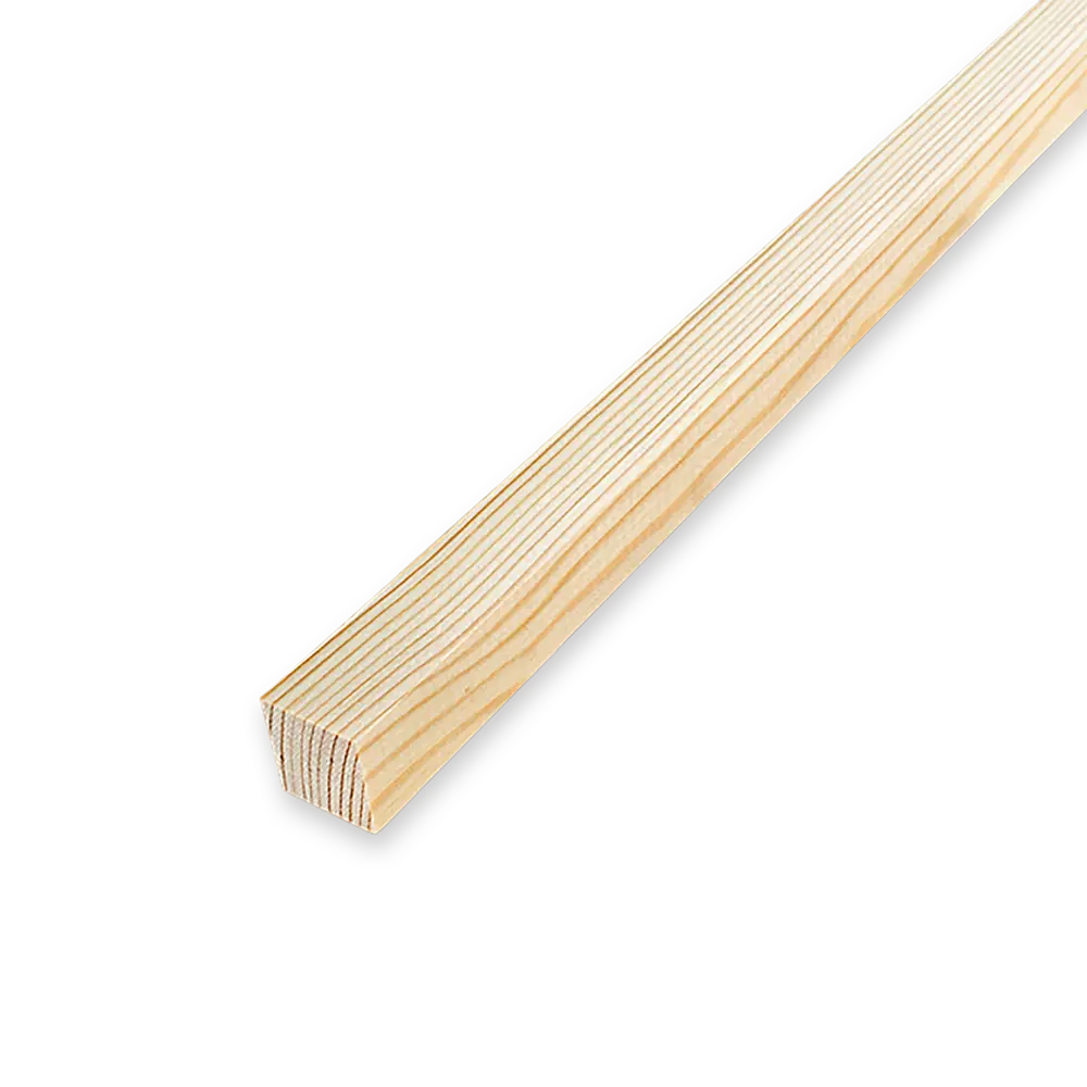 АРЕЛАН Декоративный брусок из сращенной сосны 19×19×2200 мм 81960938 STLM-0015510