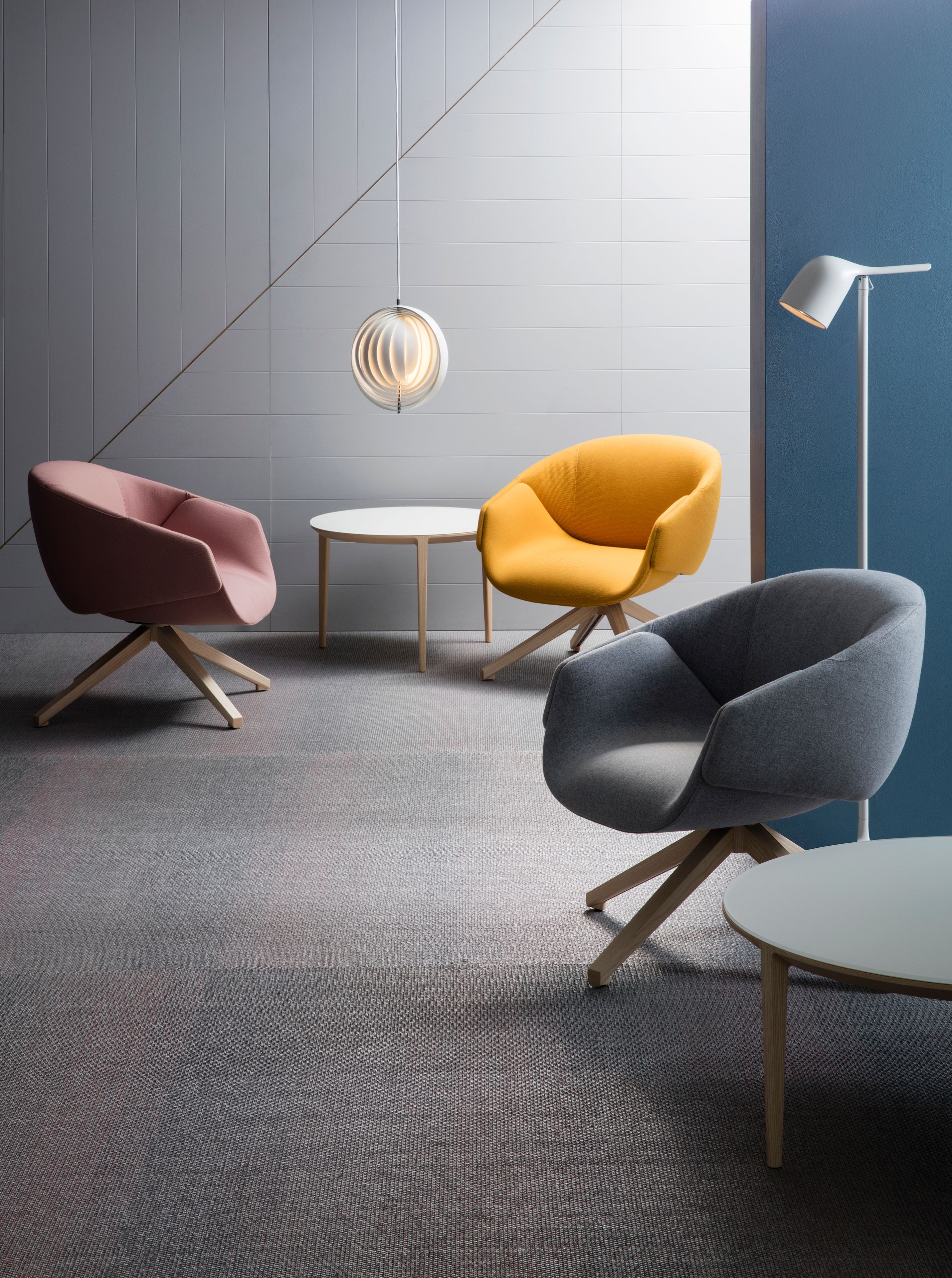 Тканевое вращающееся кресло с подлокотниками SP01 ARCH-00109754 - Вид №4