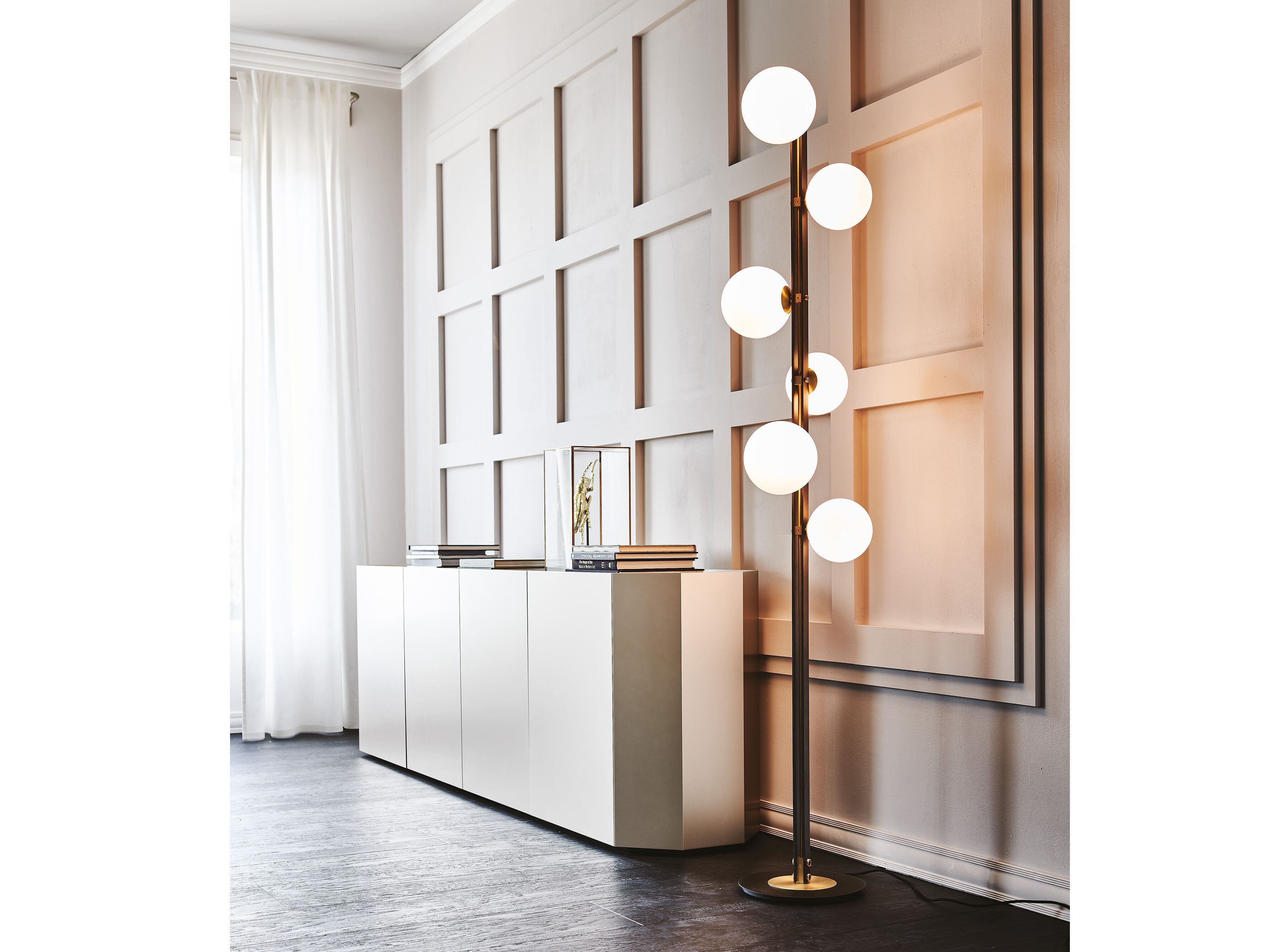 Напольная лампа из дутого стекла Cattelan italia Planeta ARCH-00083852