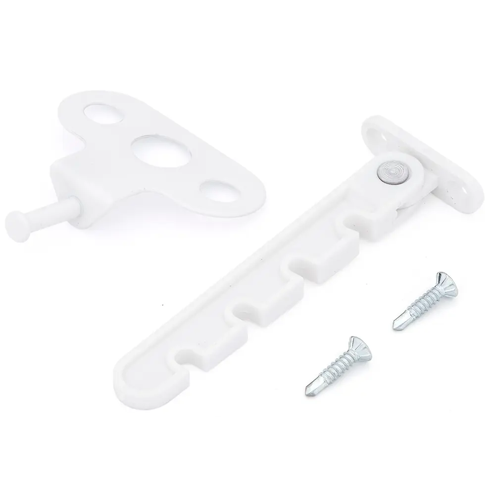 Ограничитель оконный Palladium 4 деления, 200х80х20 мм, ABS, цвет белый STLM-2112508 - Вид №1