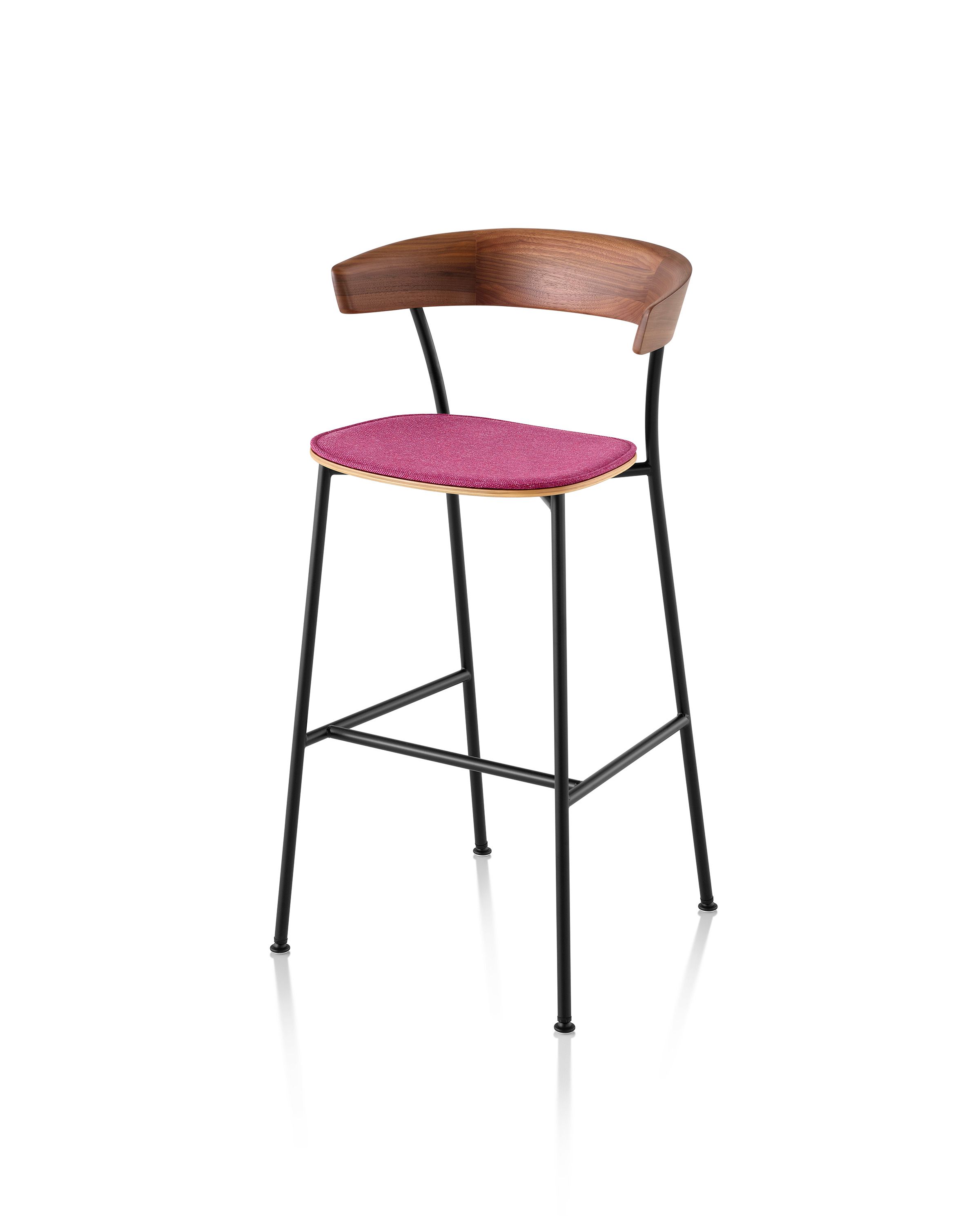 Деревянный стул с мягким сиденьем Herman Miller Leeway ARCH-00148459 - Вид №11