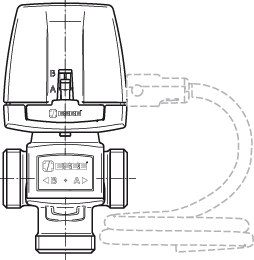 4308 08 00 VZD263Ротационные клапаны » Esbe серии VZC, VZD  - Вид №1