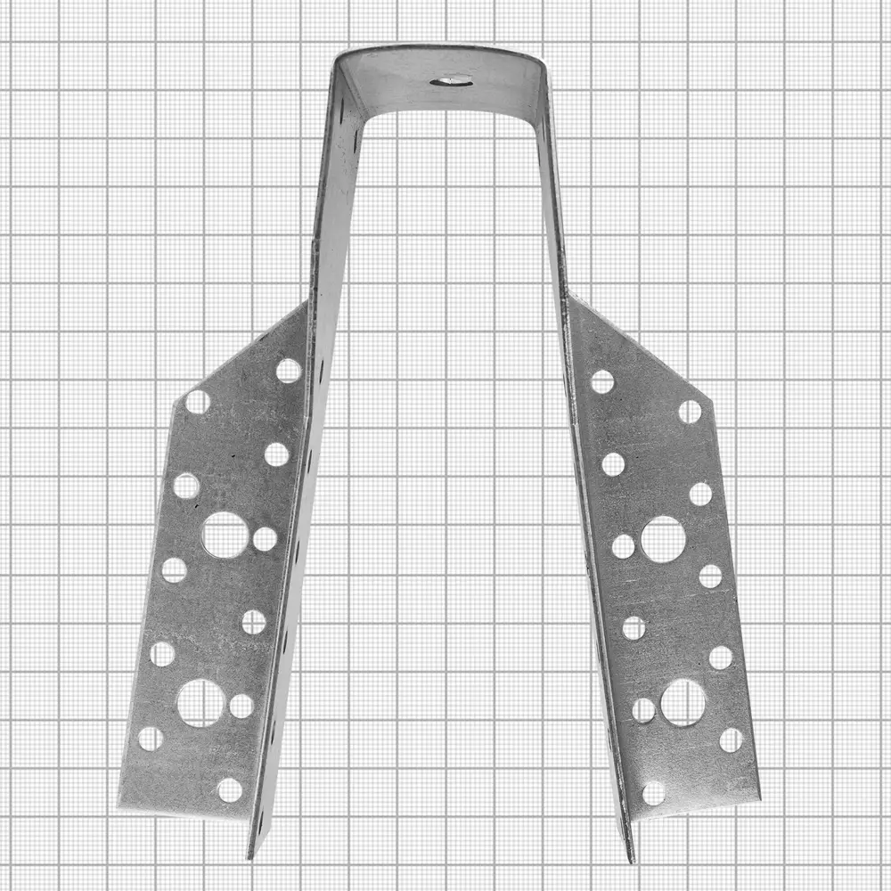 Опора балки раскрытая 40х170х2 цвет серый КРЕПКО-НАКРЕПКО STLM-2042071 - Вид №3