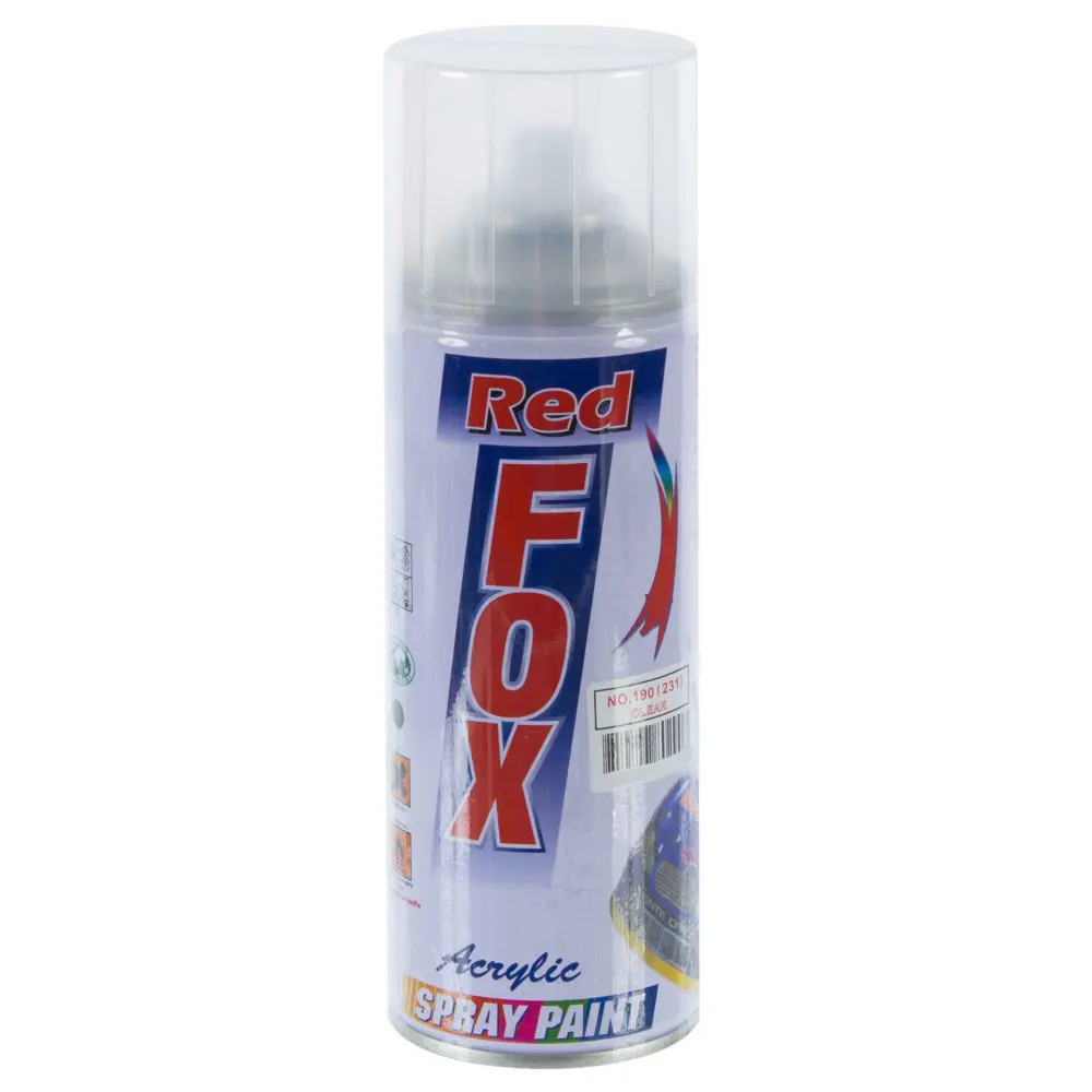 Лак аэрозольный Red Fox Bosny глянцевый прозрачный 400 мл 13398361 STLM-2169071 
