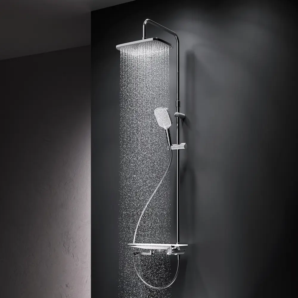 AM.PM Flash - душевая система с верхним душем и 3 режимами 89346522 STLM-0979377