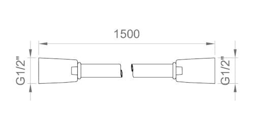 Металлический шланг для душа Ercos Flessibile per doccia ARCH-00089199 - Вид №5