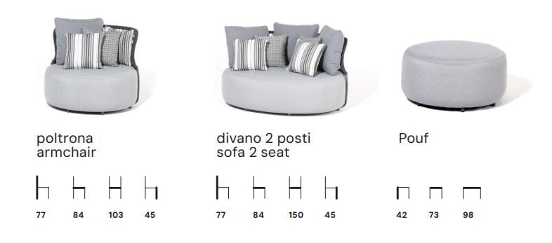 Гостиная ткань сад набор DRIGANI COBBE ARCH-00103809 - Вид №12