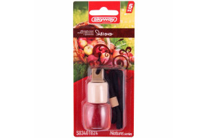 15970371 Подвесной ароматизатор - бутылочка с деревянной крышкой Nature.series 5 мл яблоко S03401024 SKYWAY