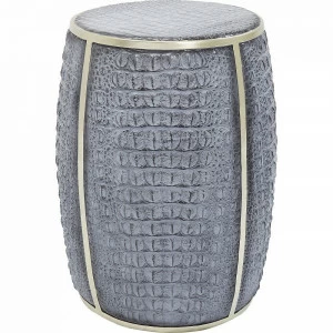 Столик-табурет приставной серый 33 см Crocodile KARE CROCODILE 323024 Серый