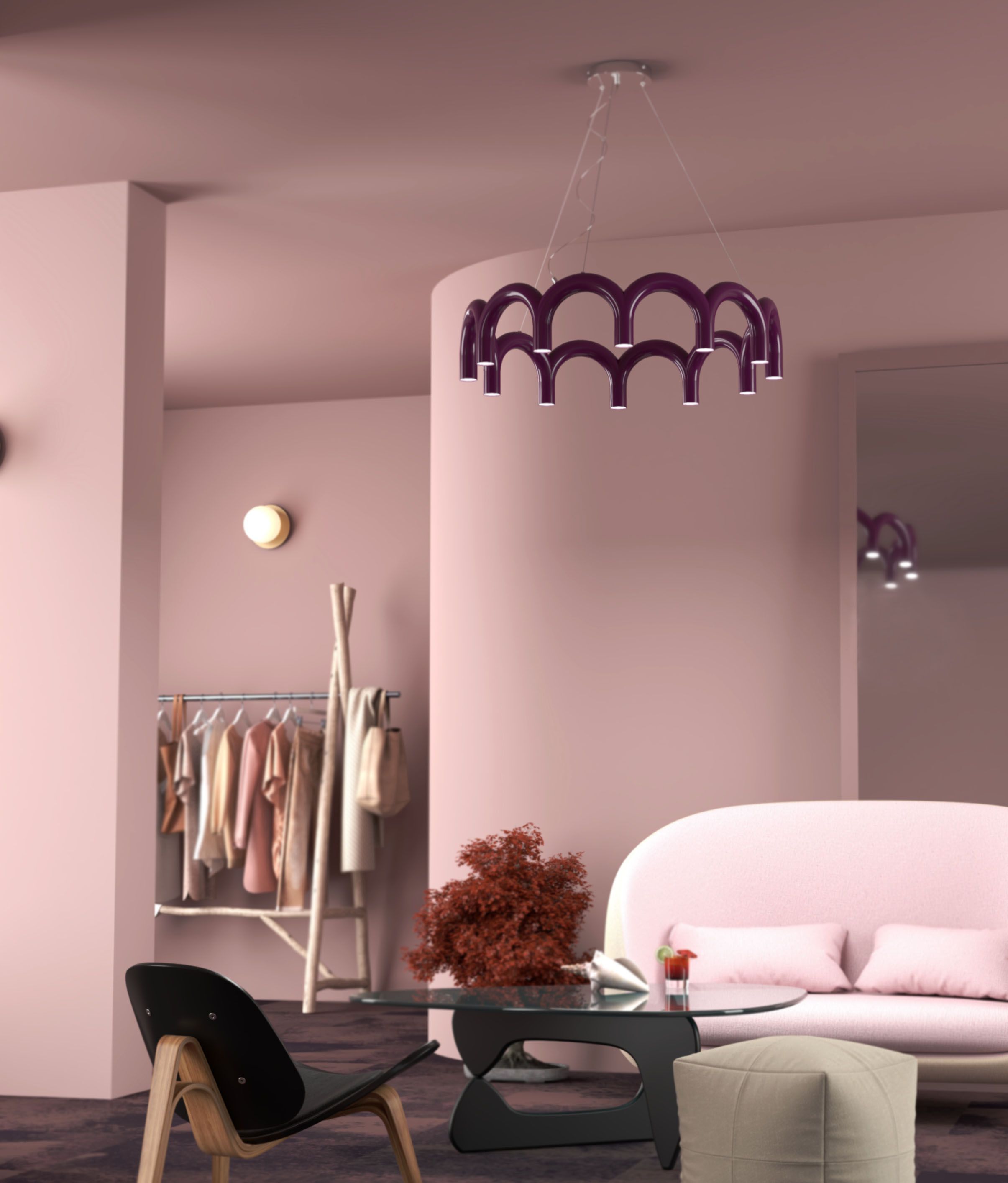 Стальной подвесной светильник OBLURE Arch ARCH-00052543 - Вид №2