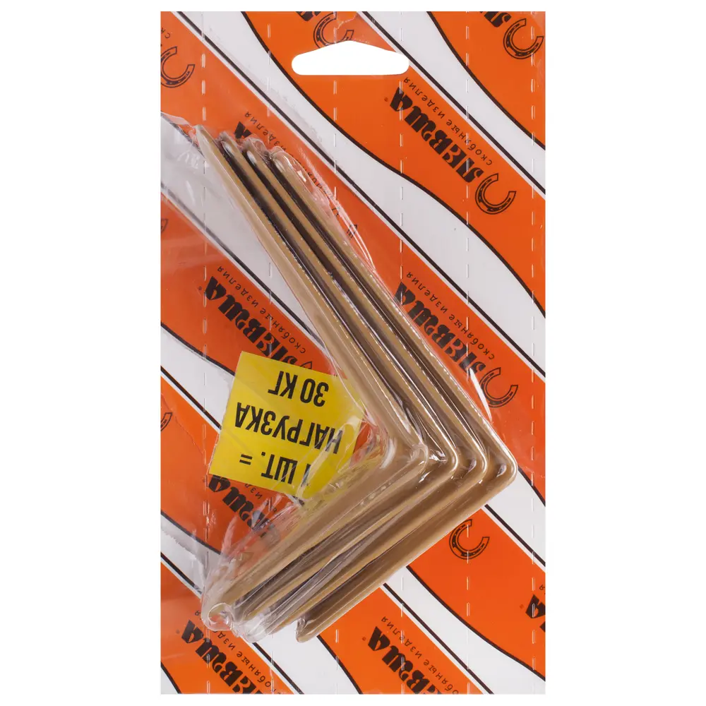 Уголок мебельный усиленный 115х80х40 мм цвет бежевый 4 шт Santreyd STLM-2070003 - Вид №1