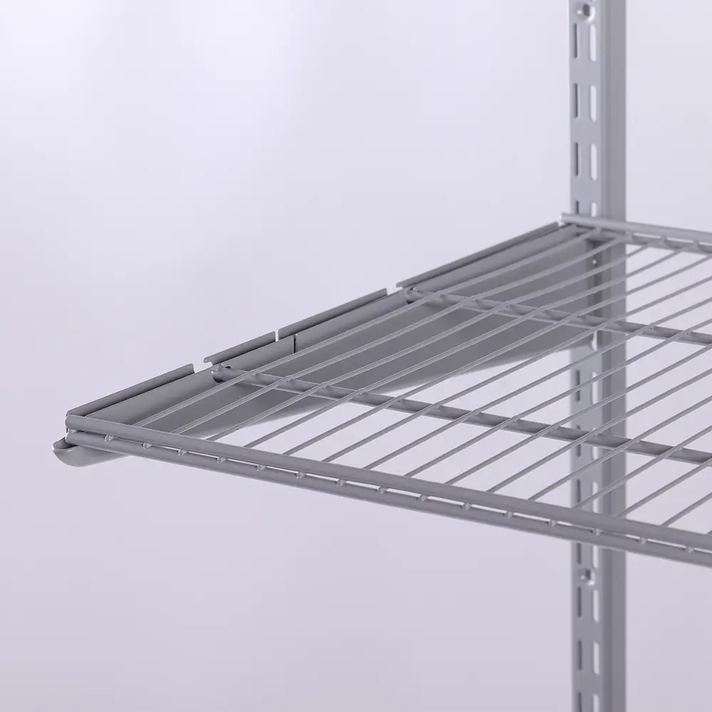 Прямая полка Larvij 60.3x1x40.6 см сталь цвет алюминий STLM-2062939 - Вид №4