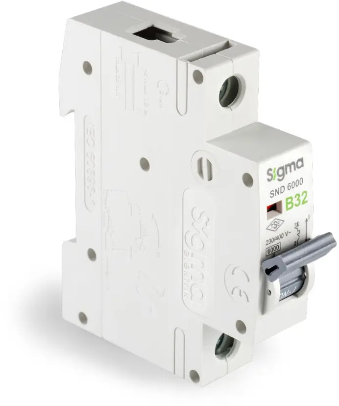 91228109 Автоматический выключатель Sigma elektrik 1P B32 А 6 кА 6SM132B STLM-1112768