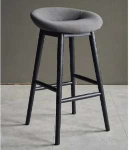 Grado Design Барный стул из ткани с подставкой для ног  Nes-ch-01/nes-ch-02