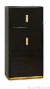 Шкаф подвесной с одним выдвижным ящиком и одной распашной дверкой BelBagno PRADO-890-AC-SC-NL