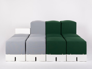 Модульный тканевый диван