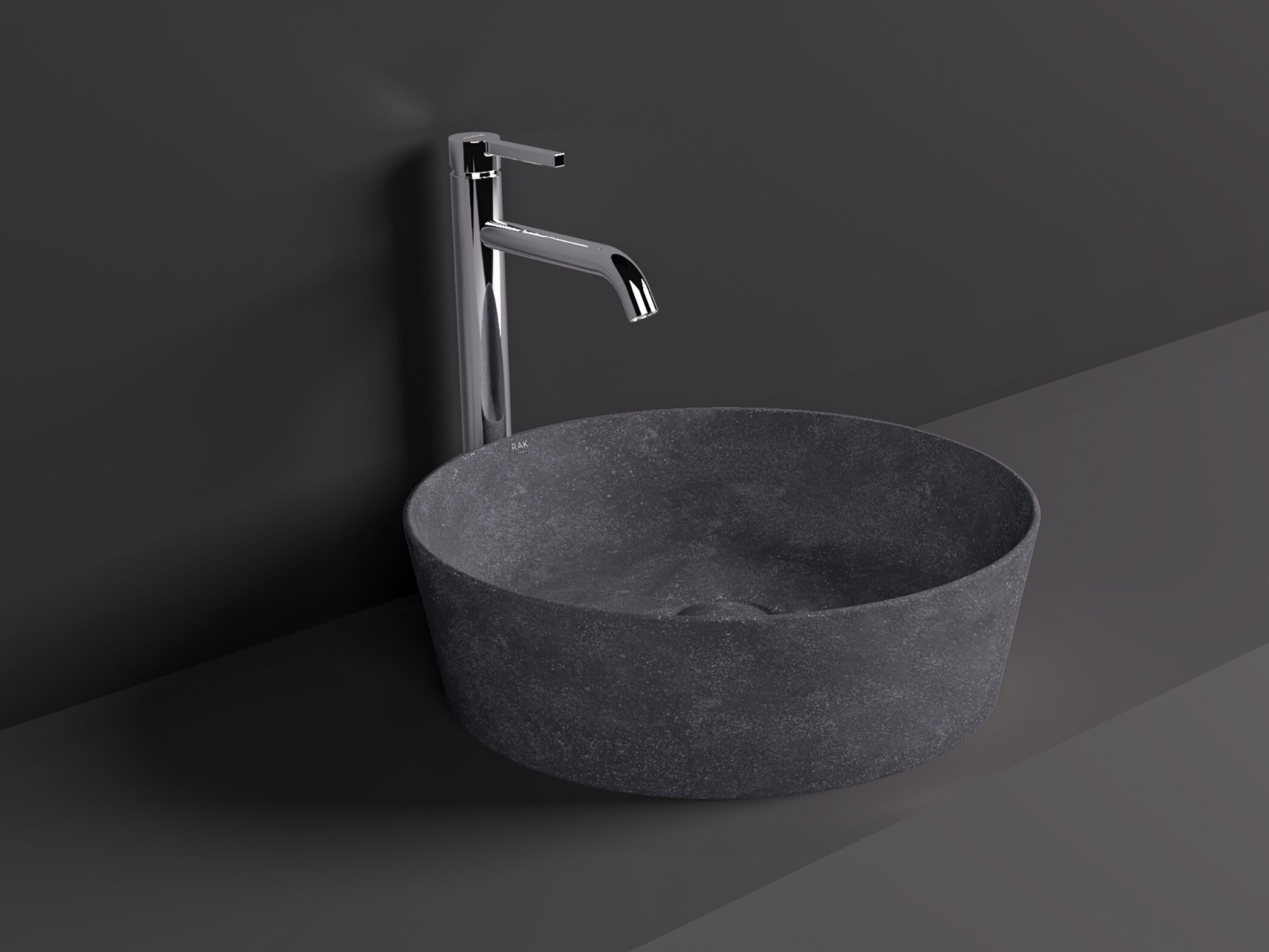 Керамическая столешница круглый умывальник RAK Ceramics RAK-Skin ARCH-00048733