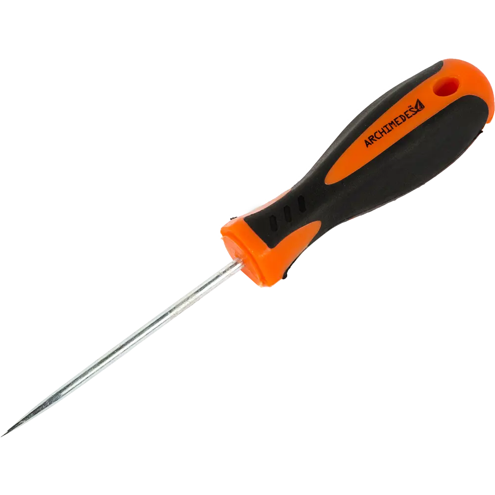 Шило c двухкомпонентной ручкой, круглое, 3х75 мм ARCHIMEDES STLM-2162783