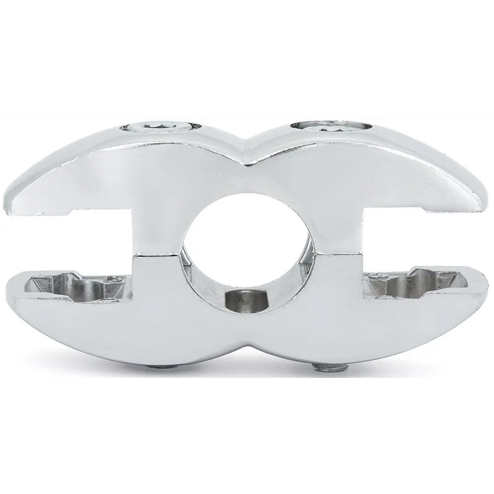 Держатель панели двусторонний алюминий цвет хром PALLADIUM STLM-2064975 - Вид №1