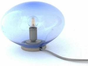 ELOA Настольная лампа с прямым светом ручной работы из дутого стекла Planetoide Ves.s