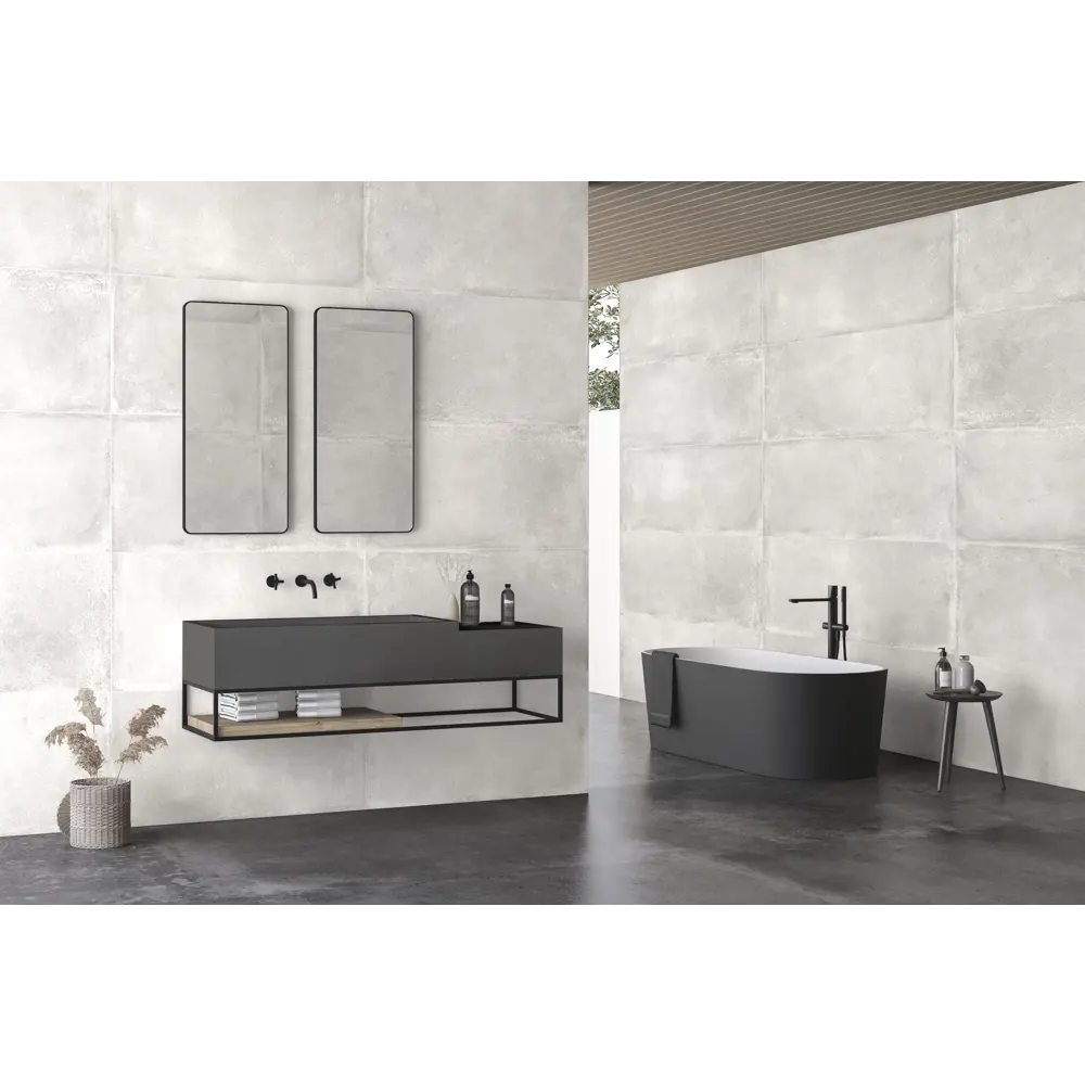 Керамогранит Global tile Forza GT120603501MCR_MSK 60x120см цвет серый бетон