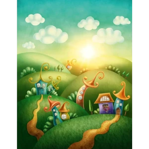 Фотообои «Маленькая страна», флизелиновые, 200x260 см, W513004