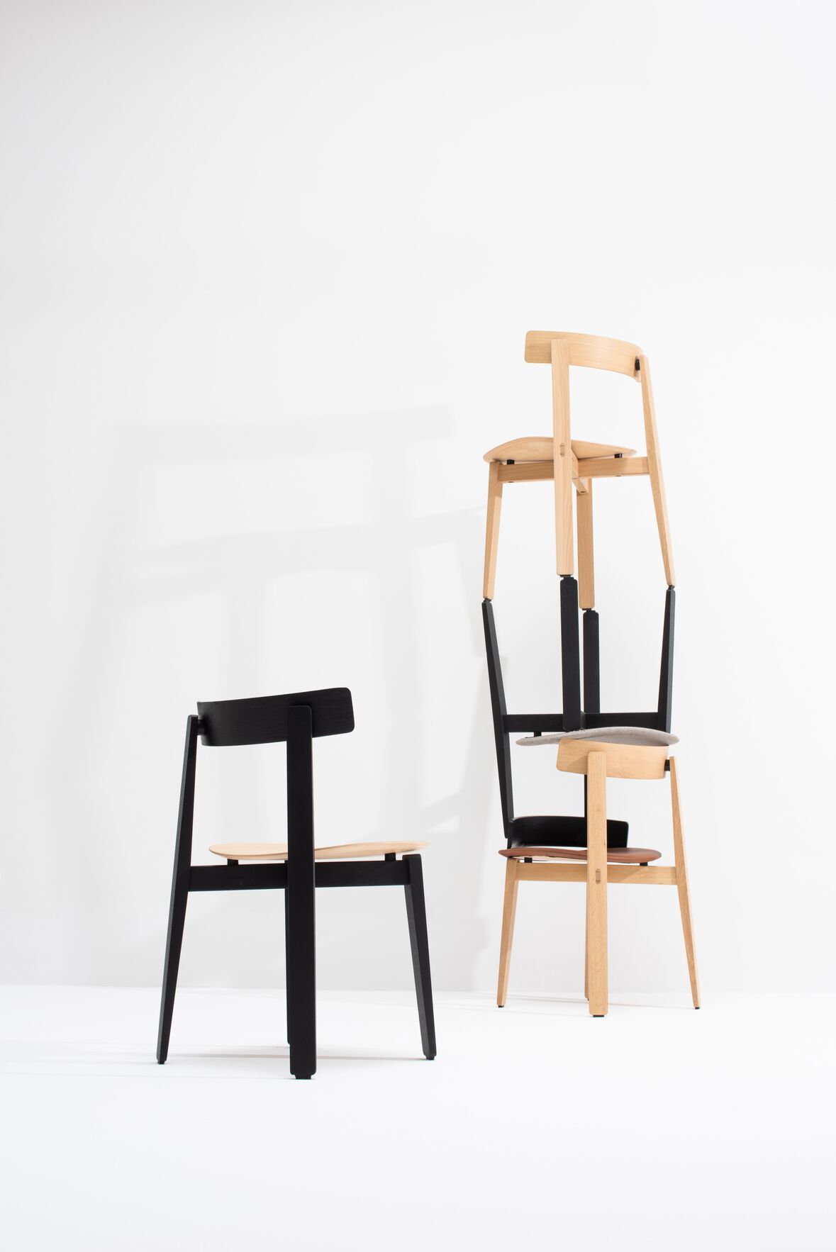 Мягкий стул с открытой спинкой Gazzda ARCH-00083652 - Вид №3