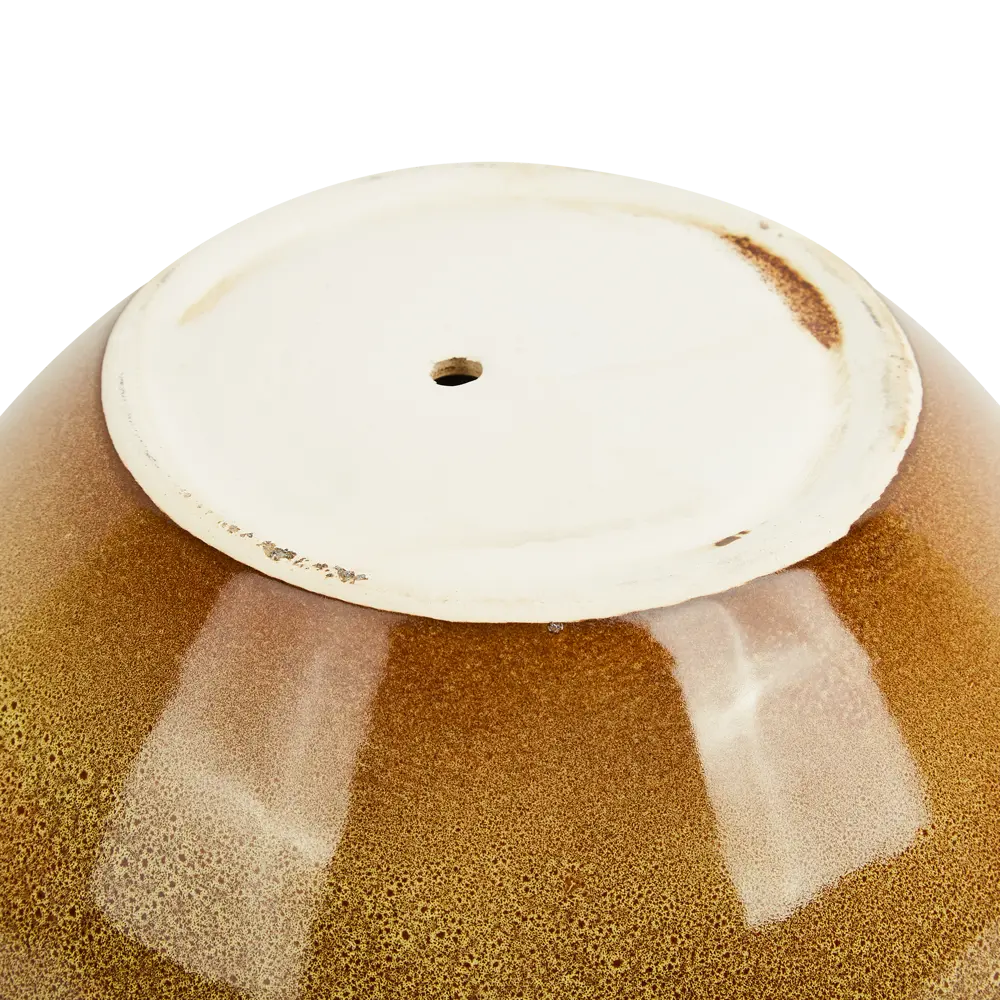 Горшок цветочный Gonchar Камелия №2 Люкс ø22 h15 v0.8 л керамика желтый STLM-2153977 - Вид №2