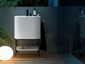 ARBLU Мебель для умывальника из tecnoblu с вешалкой для полотенец