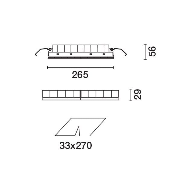 Wall washer a LED per controsoffitti iGuzzini LASER BLADE LGC ARCH-00056364 - Вид №11