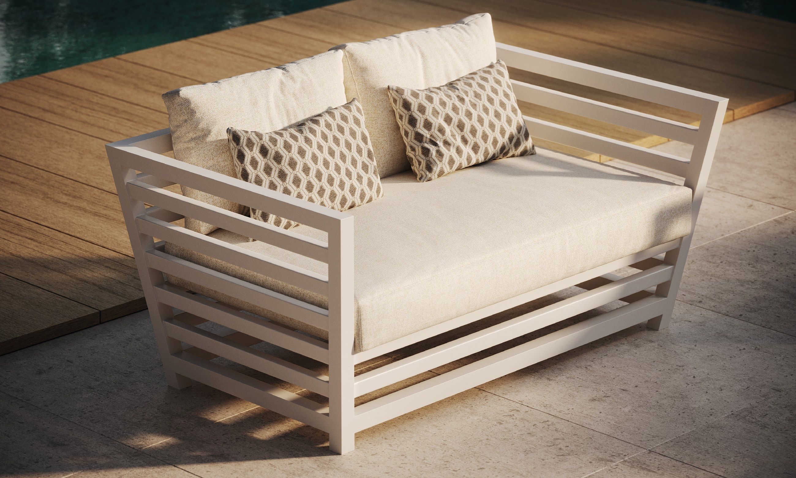 2-местный садовый диван Braid ARCH-00023216 - Вид №2