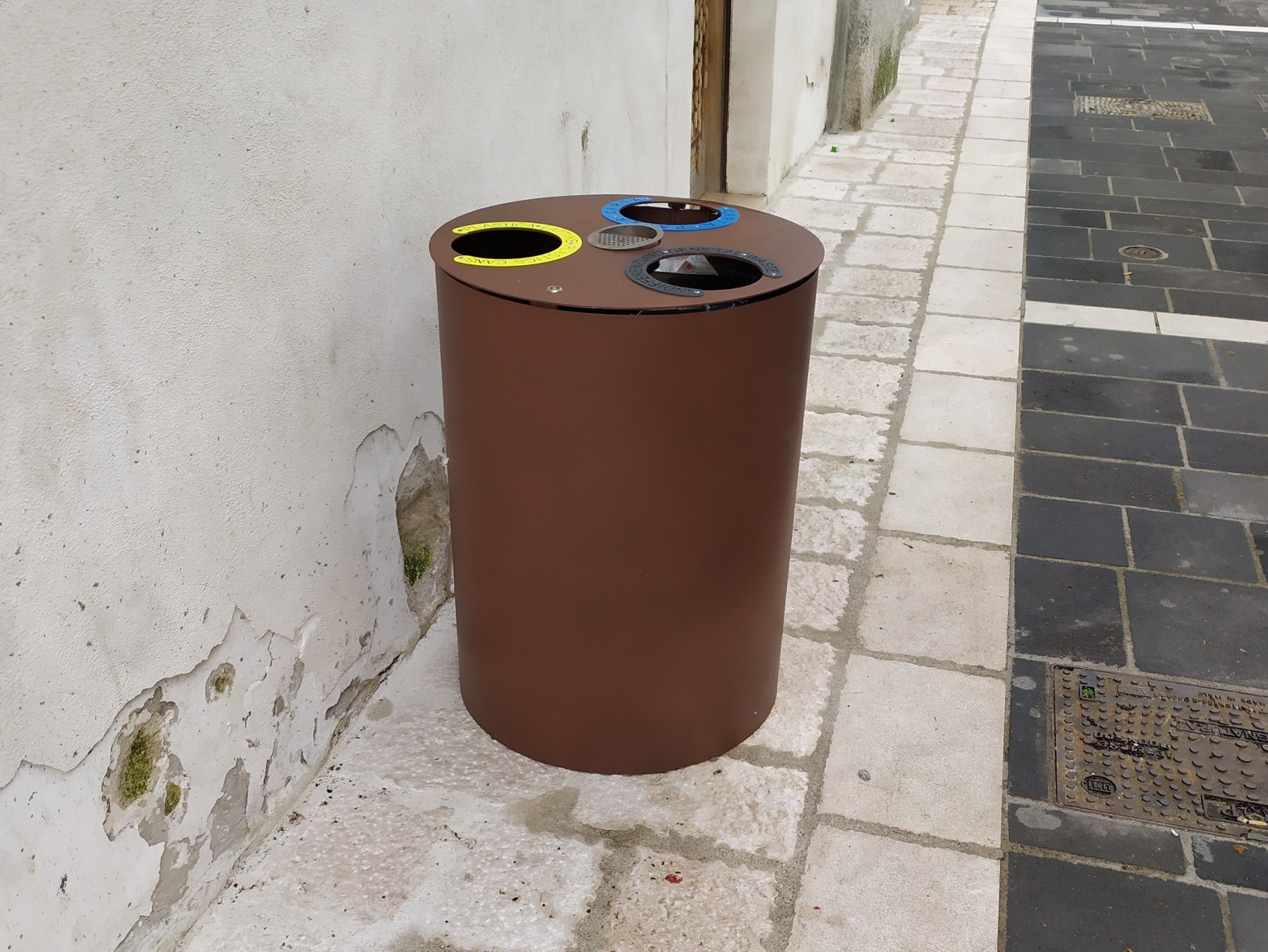 Стальная корзина для мусора для утилизации отходов Viscio Urban Design Circle ARCH-00099058