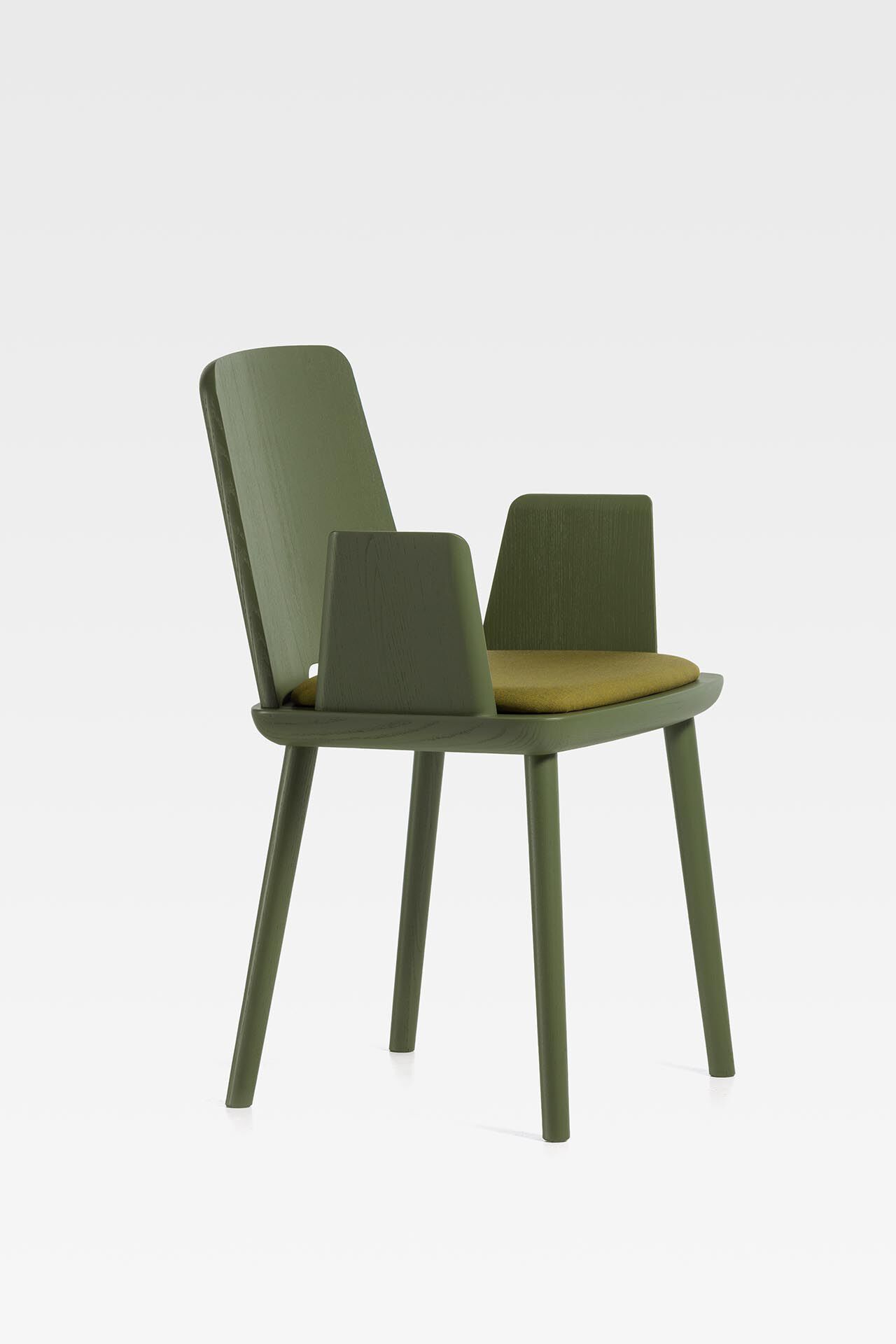 Стул из ясеня с подлокотниками SIPA планшет ARCH-00124717 - Вид №1