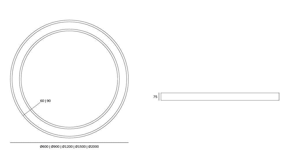 Алюминиевый светодиодный потолочный светильник Exporlux RING SL ARCH-00007399 - Вид №1