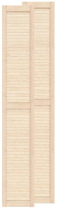 90538023 Двери жалюзийные деревянные 1805х294х20мм сосна Экстра комплект из 2-х шт STLM-0270923 TIMBER&STYLE