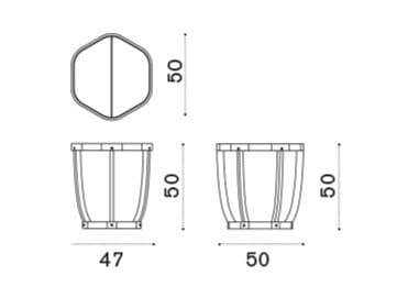 Круглый стол из тикового дерева Ethimo ARCH-00122349 - Вид №7