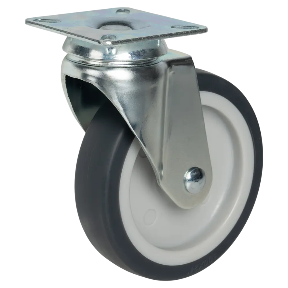 Поворотный мебельный ролик 100 мм серый, нагрузка 70 кг 89415369 Santreyd STLM-1579270