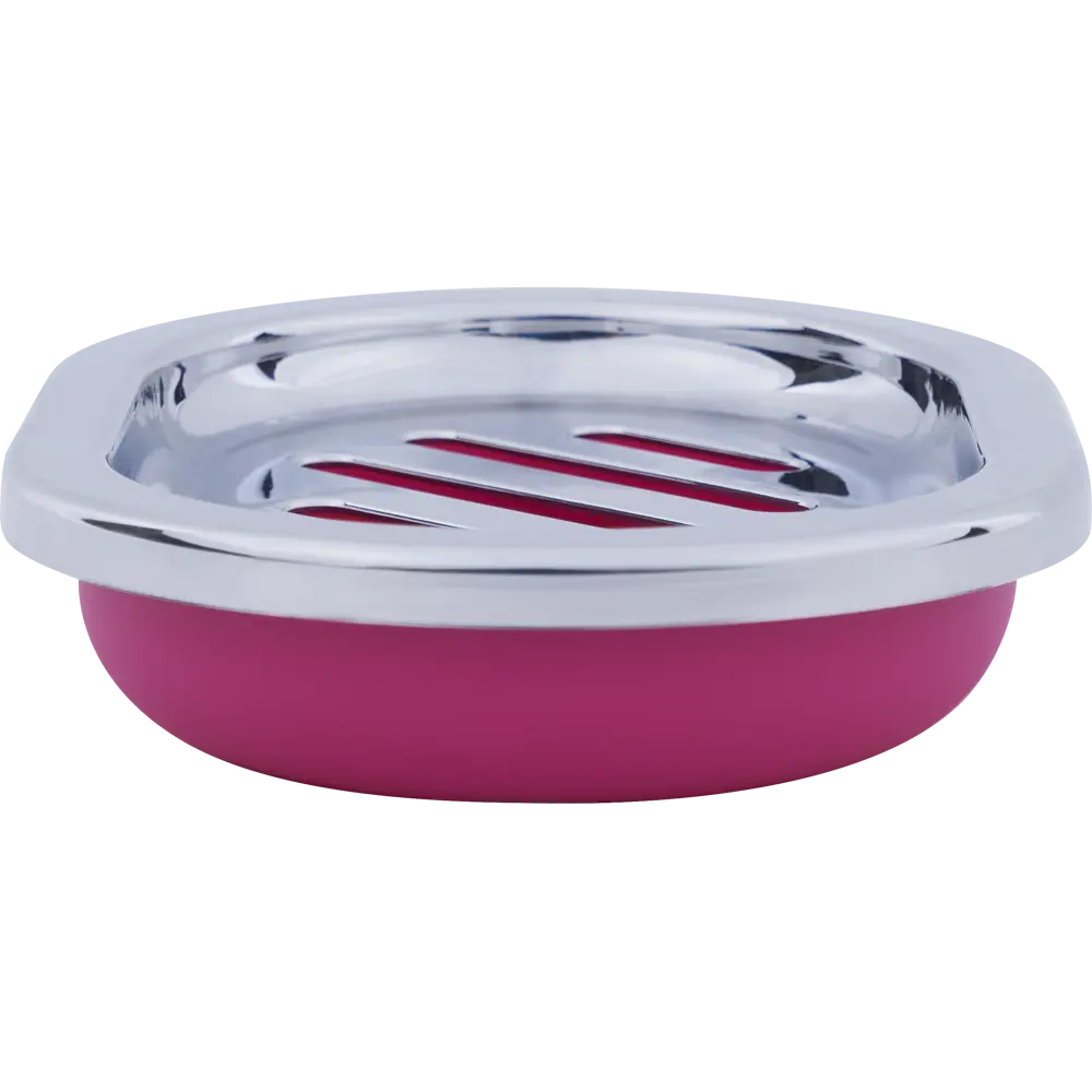 Мыльница Альма цвет малиновый АКВАДЕКОР STLM-2105504 - Вид №2
