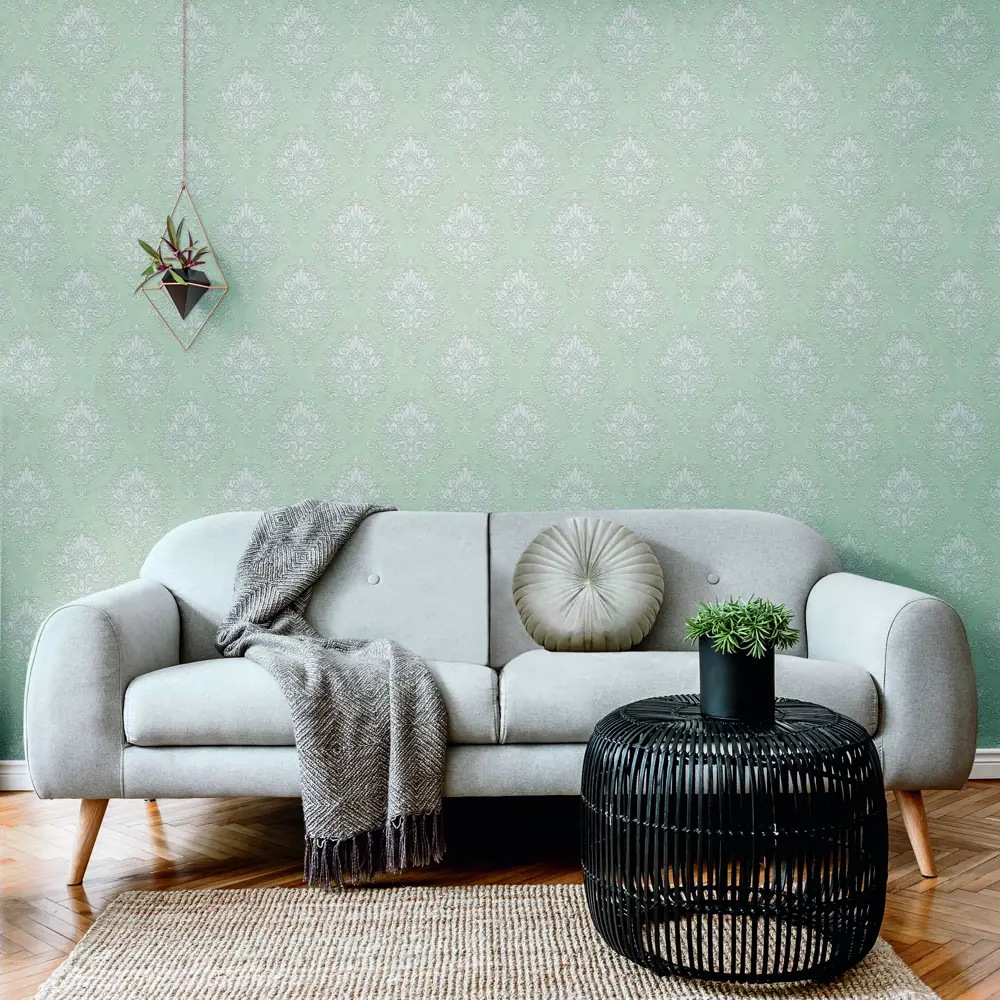 GRANDECOLIFE Leticia - Флизелиновые обои изумрудного оттенка 89365770 STLM-0832312 - Вид №3