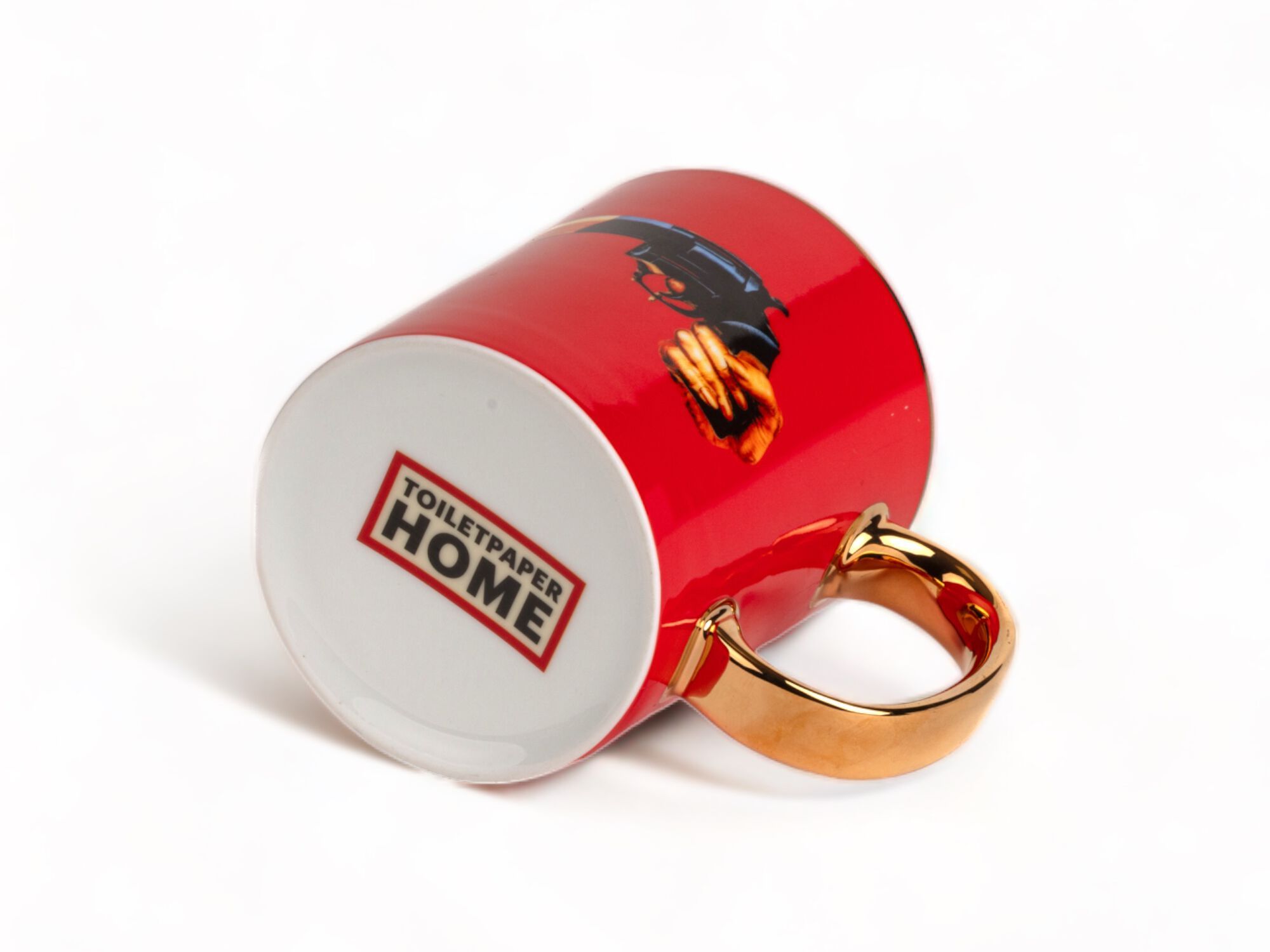 Фарфоровая кружка Seletti Seletti пользуется туалетной бумагой ARCH-00034905 - Вид №3